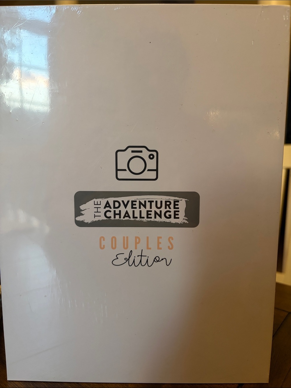 The Adventure Challenge Couples Edition Photo Challenge Book - White - Brand new